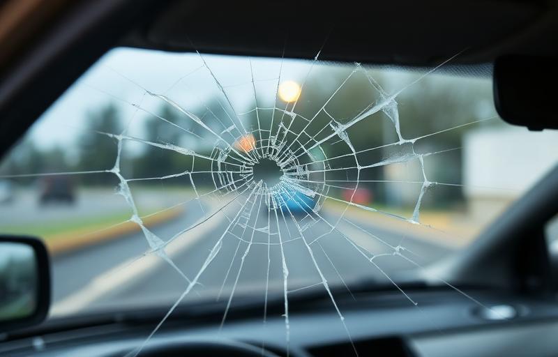 Cracked windshield - Find auto glass services